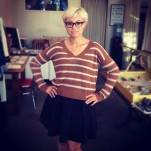 Image of Kain Label striped linen sweater