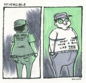 Image of "Butts" original ink