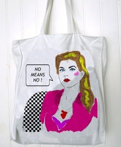 Image of Sac totebag No means NO by Dadawan