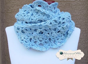 Image of PDF Crochet Pattern - Avery Infinity Scarf/Cowl