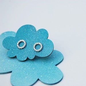 Image of nautical loop earrings