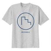 Image of Marble Logo Tee Shirt (Grey)