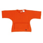 Image of l'asticot | orange woollen 'kimono' jumper 
