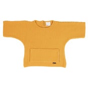 Image of l'asticot | yellow woollen 'kimono' jumper 
