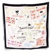 Image of NEW! Silk Scarf - Love Letter -------- 100% Silk  --------     Limited Edition