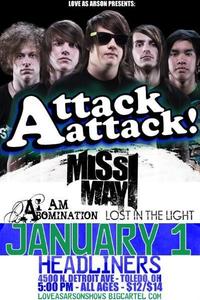 Image of January 1st - ATTACK ATTACK! @ HEADLINER'S
