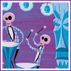 Image of Print - Four Drummers