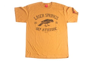 Image of Laser springs camel t-shirt