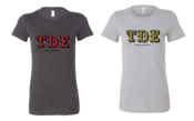 Image of TDE Heather Charcoal/Heather Gray (Women's) TEE
