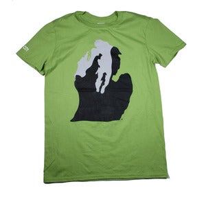 Image of Traverse City Michigan Shirt Green