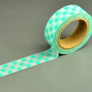 Image of Blue Gingham Washi Tape