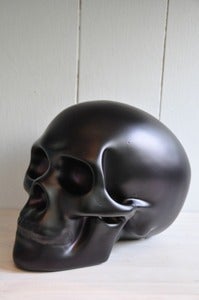 Image of Sacred Skull Ornament Matte Black