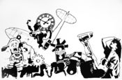Image of Cartrain 'Guernica' Signed & Numbered Graffiti Street Art Print