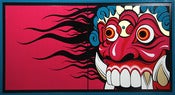 Image of “BALI MASK #1” - ENAMEL KINGDOM 
