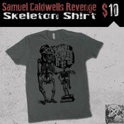 Image of Samuel Caldwell's Revenge Skeletons shirt