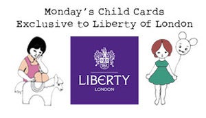 Image of Monday's Child Cards Exclusive to Liberty London