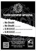 Image of Endangered Species : No Doubt / Smoke 12" SR 000017
