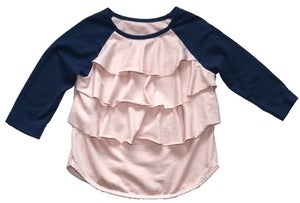 Image of Ruffle Front Jersey