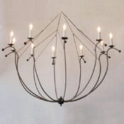 Image of 10 arm Fold-In Chandelier 