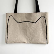 Image of Ear Tipped Kitty Tote Bag