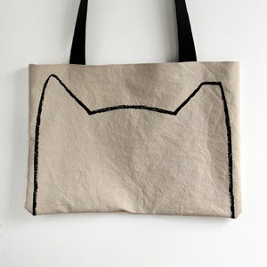 Image of Ear Tipped Kitty Tote Bag