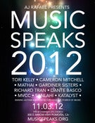 Image of "Music Speaks 2012" VIP Ticket