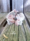 Image of Lace Bow Vintage Leather Cuff