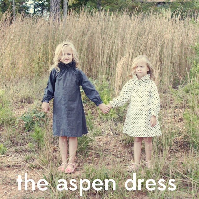 Image of the ASPEN ruffle dress PDF PATTERN