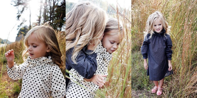 Image of the ASPEN ruffle dress PDF PATTERN