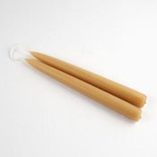 Image of Small pair of tapered beeswax candles