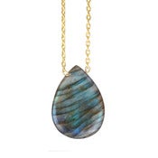 Image of Labradorite Rock Necklace