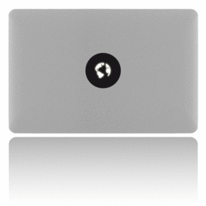 Image of MacBook sticker planet earth