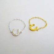 Image of Mini Horseshoe Chain Ring