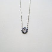 Image of Round Evil Eye Necklace