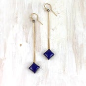 Image of ptah staff earring
