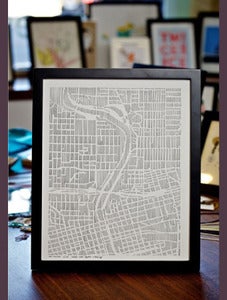 Image of Des Moines City Map by StudioKMO - ltd edition