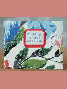Image of 12 Things I Love About You Minibook.