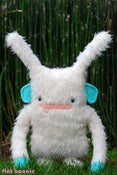 Image of Flat YetiBun the Yeti Bunny Plush (18" tall) Handmade