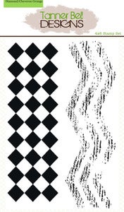 Image of Diamond/Chevron Grunge 