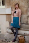 Image of Hot Cross Buns Blouse (pastel orange)