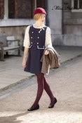 Image of Peggy Dress (navy)
