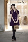 Image of Joan Dress (aubergine)