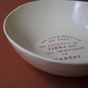 Image of poetry vessel - wonder