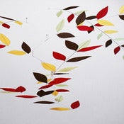 Image of Winter Harvest Leaf Mobile by Moon-Lily Silk Mobiles