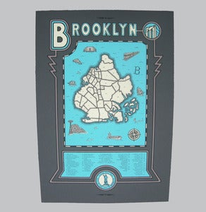 Image of brooklyn map - bk