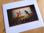 Image of The Lion Fights The Stag