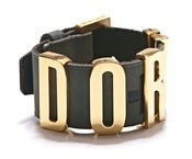 Image of VINCENZO BRACELET - GREY CUSTOM WORD