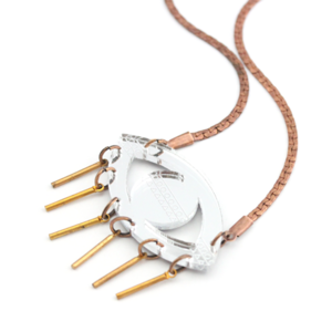Image of Ojo. Mirrored Eye Necklace