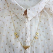 Image of *NEW* Tiny Triangle necklace