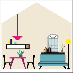 Image of Living Home Stickers  (IVA INCL.)